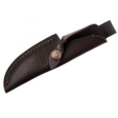 Buck Knives STE-0191-05-BR Funda de cuero genuino para cuchillo de caza modelo 191 Flipper y 192 Vanguard en color marrón