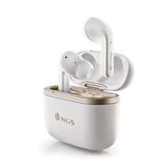 NGS ARTICA TROPHY Auriculares Inalámbrico Dentro de oído Llamadas/Música USB Tipo C Bluetooth Oro, Blanco