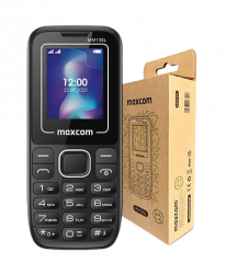 MaxCom Classic MM135 LIGHT 4,5 cm (1.77") 68 g Negro Teléfono básico