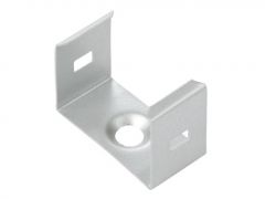 Soporte de montaje para el perfil led 'slimline wide 15 mm' - acero elástico - gris plata
