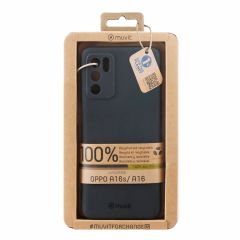 Muvit for change funda recycletek compatible con oppo a54s/16s/a16 negra