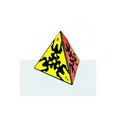 Cubo de rubik qiyi gear pyraminx borde negros