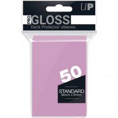 Fundas standard ultra pro color rosa claro para cartas paquete de 50