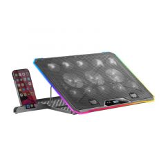 Notebook cooler pad mnbc13 a-rgb negro mars gaming