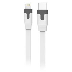 Muvit cable tipo c 2.0 a lightning mfi 3a 2m blanco