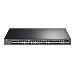 TP-Link Omada SG3452P switch Gestionado L2/L3 Gigabit Ethernet (10/100/1000) Energía sobre Ethernet (PoE) 1U Negro