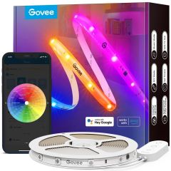 Govee RGBIC Wi-Fi + Bluetooth LED Strip Lights With Protective Coating Tira de luz inteligente Wi-Fi/Bluetooth Blanco