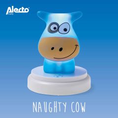 Luz nocturna naughty cow led vaca azul