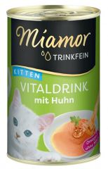 Miamor trinkfein kitten vitaldrink with chicken - goma para gatos - 135ml