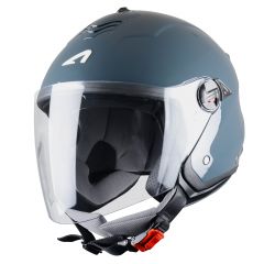 OUTLET Astone Helmets - MINIJET S monocolor- Casque jet - Casque jet usage urbain - Casque compact - Coque en polycarbonate - Dark Grey Gloss XXL