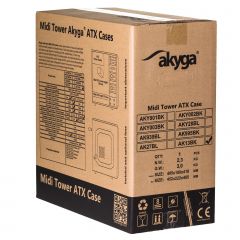 Akyga AK13BK carcasa de ordenador Micro Torre Negro