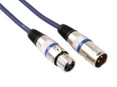 HQ Power Professional DMX 1m cable de audio XLR (3-pin) Negro