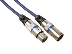 HQ Power Professional DMX 10m cable de audio XLR (3-pin) Negro