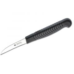 Spyderco STE-K09PBK Cuchillo de Cocina Pelador de hoja lisa de acero MBS-26 de 5.1 cm de largo con Mango de polipropileno de color negro