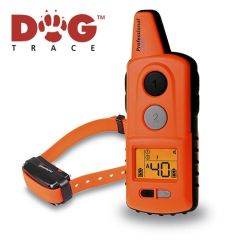 Dogtrace Pro 2000 Collar de Adiestramiento Profesional, apto para todas las razas, de largo alcance 2 Km, sumergible mando y collar, sonido vibración y shock, pila de larga duración