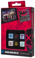 Qw batman miniature game - suicide squad set d6