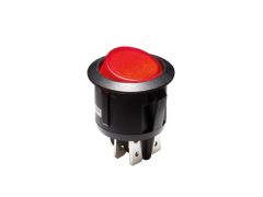 Interruptor basculante iluminado - rojo - 2p/on-off