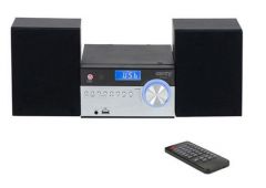 Camry Premium CR 1173 sistema estéreo portátil Analógico y digital 10 W AM, FM Negro, Plata Reproducción MP3