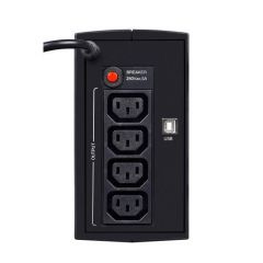Ever DUO 550 AVR USB sistema de alimentación ininterrumpida (UPS) Línea interactiva 0,55 kVA 330 W 4 salidas AC