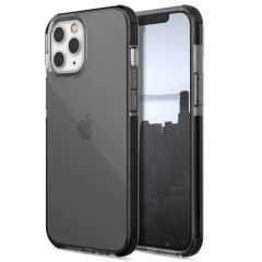 Raptic carcasa clear compatible con apple iphone 12 pro max negra humo