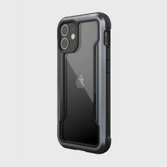Raptic carcasa shield compatible con apple iphone 12 mini negra