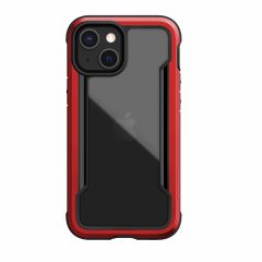 Raptic carcasa shield pro compatible con apple iphone 13 mini roja