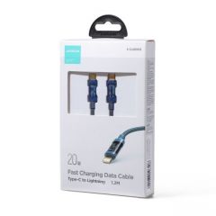Joyroom type-c - lightning a10 series fast charging cable pd 20w,1.2m, blue (s-cl020a12)