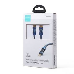 Joyroom type-c - lightning a10 series fast charging cable pd 20w, 2m, blue (s-cl020a20)