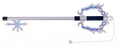 Espada Llave S0323 Oathkeeper de Kingdom Hearts, llavero de la llave espada de Sora de 90 cm, realizada en metal, mango con espuma para un mejor agarre.
