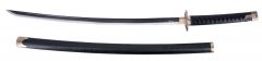 Katana S2029 Katana de Elden Ring, réplica no oficial, de 102,5 cm hoja de acero acabada en negro con el corte en satinado, con vaina negra con detalles metálicos y mango encordado de polipiel negra.