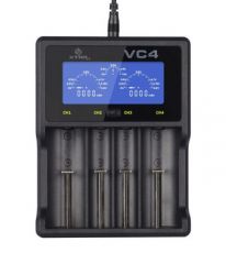 Cargador de baterías xtar vc4sl para baterías cilíndricas li-ion / ni-mh / ni-cd 18650