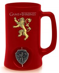 SD toys Roja Lannister Logo Jarra Emblema Giratorio 3D Game of Thrones, 1 Unidad (Paquete de 1)
