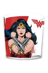 SD Toys Vaso Cristal Wonder Woman DC Comics Termos, Tazas y jarras térmicas, Multicolor, Único