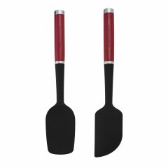 Kitchenaid 2pc silicone spatula set – empire red