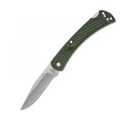 Buck Knives STE-0112ODS2 Cuchillo Plegable 112 Slim Select O.D. Verde,  hoja satinada de acero inoxidable 420HC de 7.6cm, con mango de Nylon relleno de vidrio, verde OD