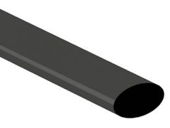 Tubo termorretráctil 12.7mm - negro - 25 uds.