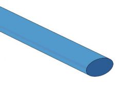 Tubo termorretráctil 9.5mm - azul - 25 uds.