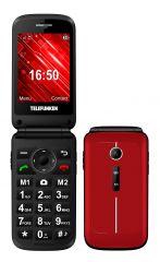 Telefunken s430 2,8" senior phone rojo