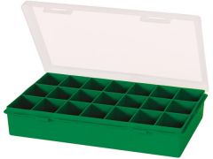 Tayg 060106 pieza pequeña y caja de herramientas Plástico Verde, Transparente