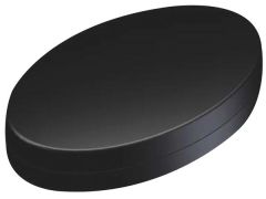 Carcasa de plástico modelo 'ovotek' - color negro - 165.3 x 103.2 x 38.5 mm