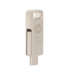 PNY HPFD206C-128 unidad flash USB 128 GB USB Type-A / USB Type-C 3.2 Gen 2 (3.1 Gen 2) Plata