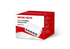 Mercusys MS105 switch No administrado Fast Ethernet (10/100) Blanco
