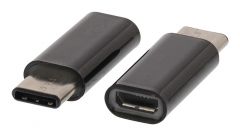 Valueline VLCP60910B cambiador de género para cable USB-C USB micro B Negro