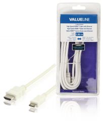 Valueline VLMB34500W20 cable HDMI 2 m HDMI tipo A (Estándar) HDMI Type C (Mini) Blanco