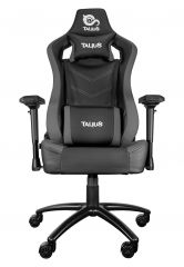 TALIUS silla Vulture gaming negra/gris butterfly, base nylon, ruedas nylon