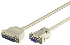 Microconnect IBM029-2 cable de serie Gris 1,8 m DB25 DB9