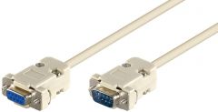 Microconnect SCSEHN30 cable de serie Gris 30 m DB-9