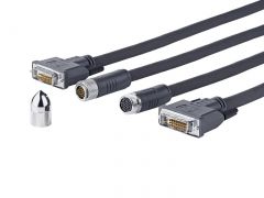Vivolink PRODVICW15 cable DVI 15 m DVI-D Negro
