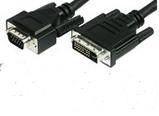 Goobay 50991 adaptador de cable de vídeo 3 m DVI-I VGA (D-Sub) Negro