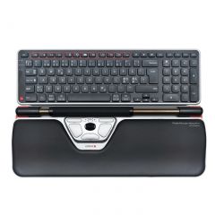 Contour Design RollerMouse Red Plus Wireless + Balance Wireless teclado Ratón incluido RF inalámbrico QWERTY Nórdico Negro